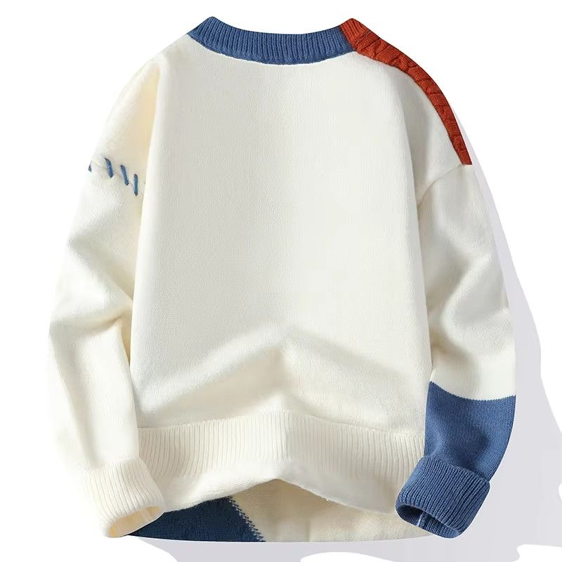 Japanese Brand × Vintage Retro Patchwork Fluffy Knitwear Sweater High Street Size US L / EU 52-54 / 3 - 2 Thumbnail