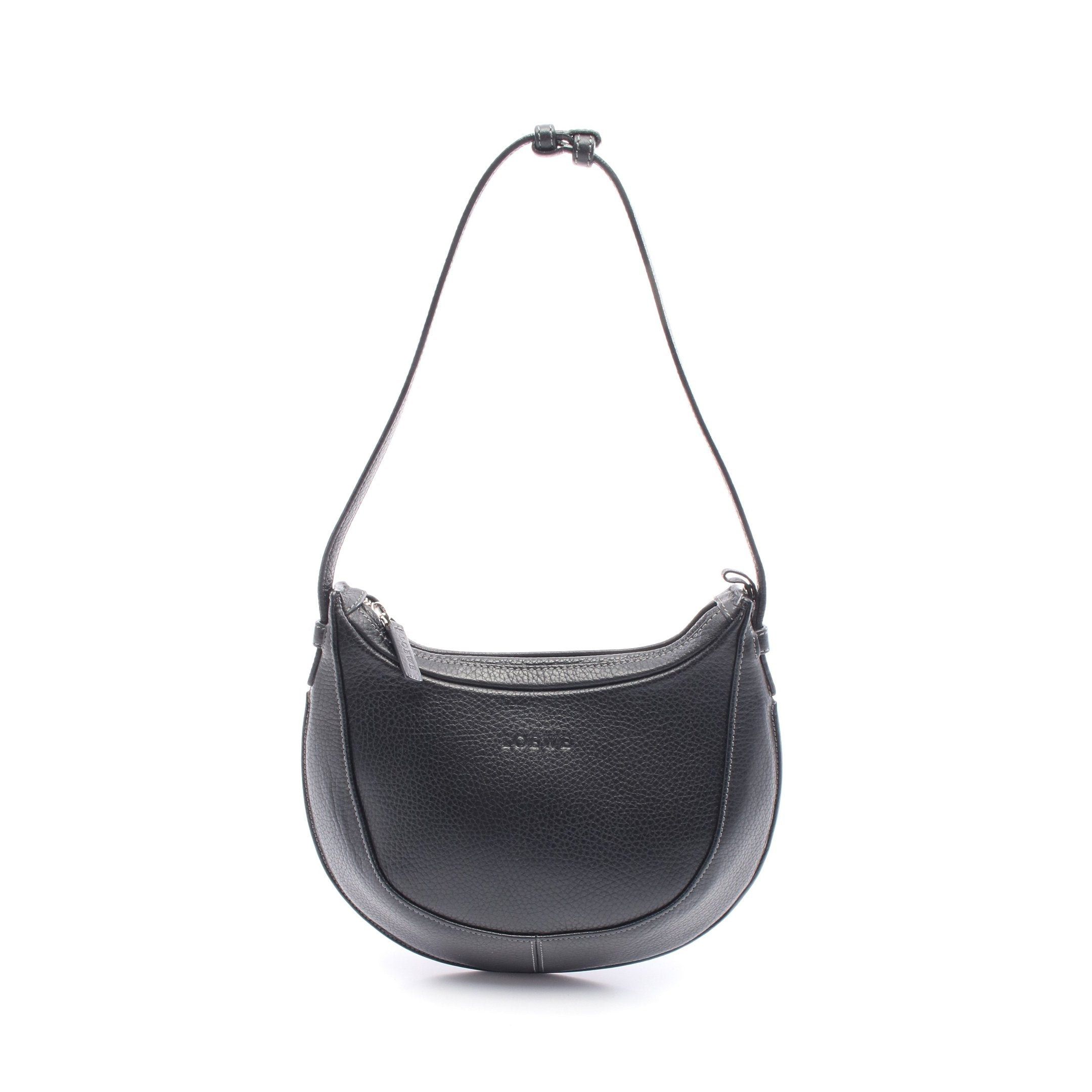 Loewe Loewe Shoulder Bag Leather Black Size ONE SIZE - 1 Thumbnail
