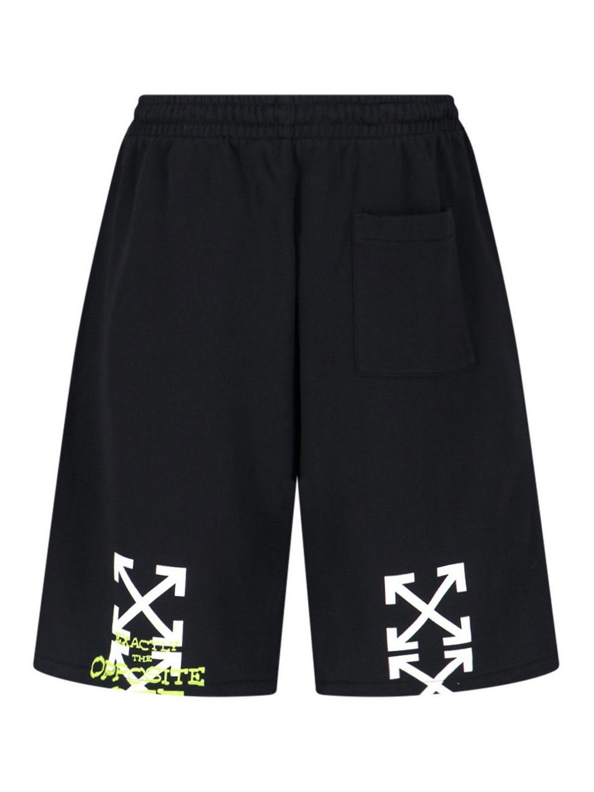 Off-White o1gr1nt0425 Opposite Arr Skate Sweat Short in Black Size US 34 / EU 50 - 3 Thumbnail