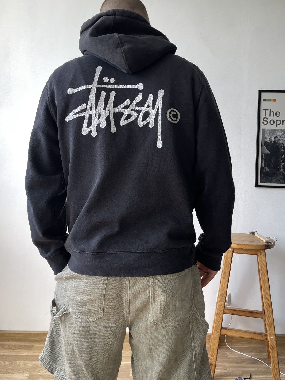 Stussy Vintage Stussy Big Logo Hoodie L Made in USA Size US L / EU 52-54 / 3 - 2 Thumbnail