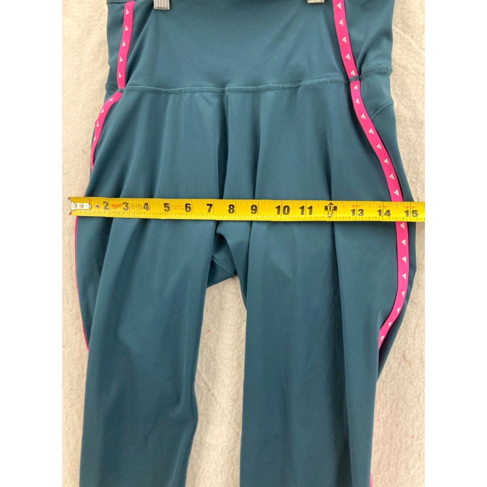 Adidas adidas Yoga Pants Womens Medium Leggings Size 32" / US 10 / IT 46 - 3 Thumbnail
