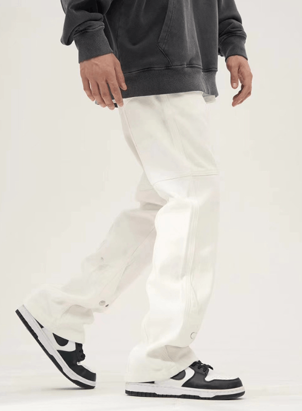 Japanese Brand × Jean High Street Washed Hip Hop Straight Breasted Bootcut Jeans Size US 32 / EU 48 - 3 Thumbnail