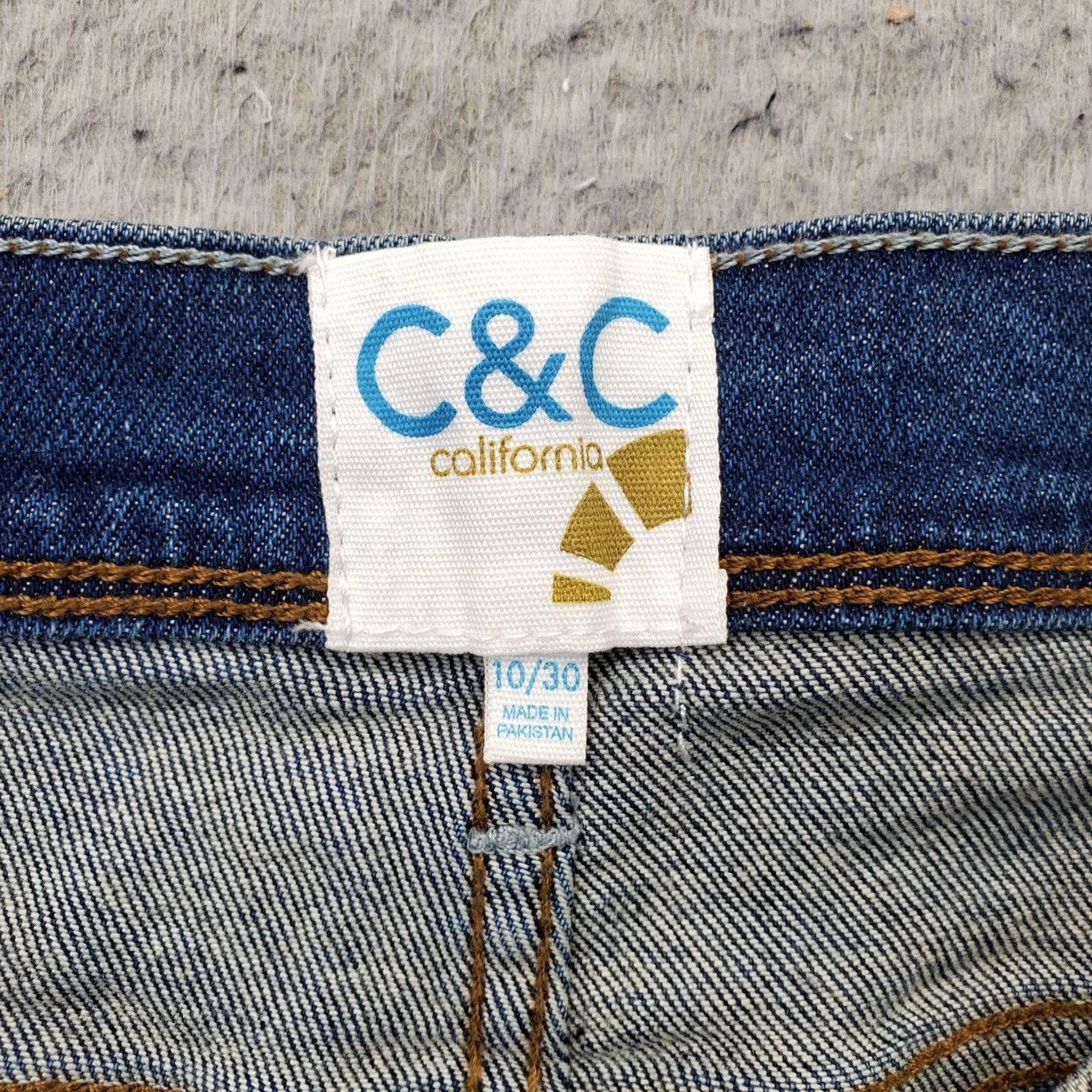 Vintage C&C California Womens Size 10 Bootcut Jeans Blue Denim Casual High Rise Frayed Hem Denim Jeans Size 32" / US 10 / IT 46 - 7 Thumbnail