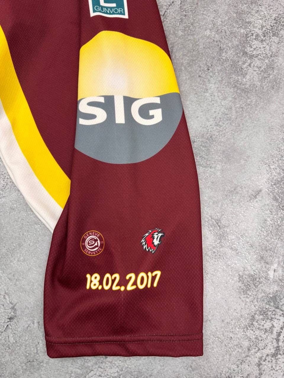 Geneva Genève Servette Ice Hockey Jersey #38 National League Size US L / EU 52-54 / 3 - 7 Thumbnail