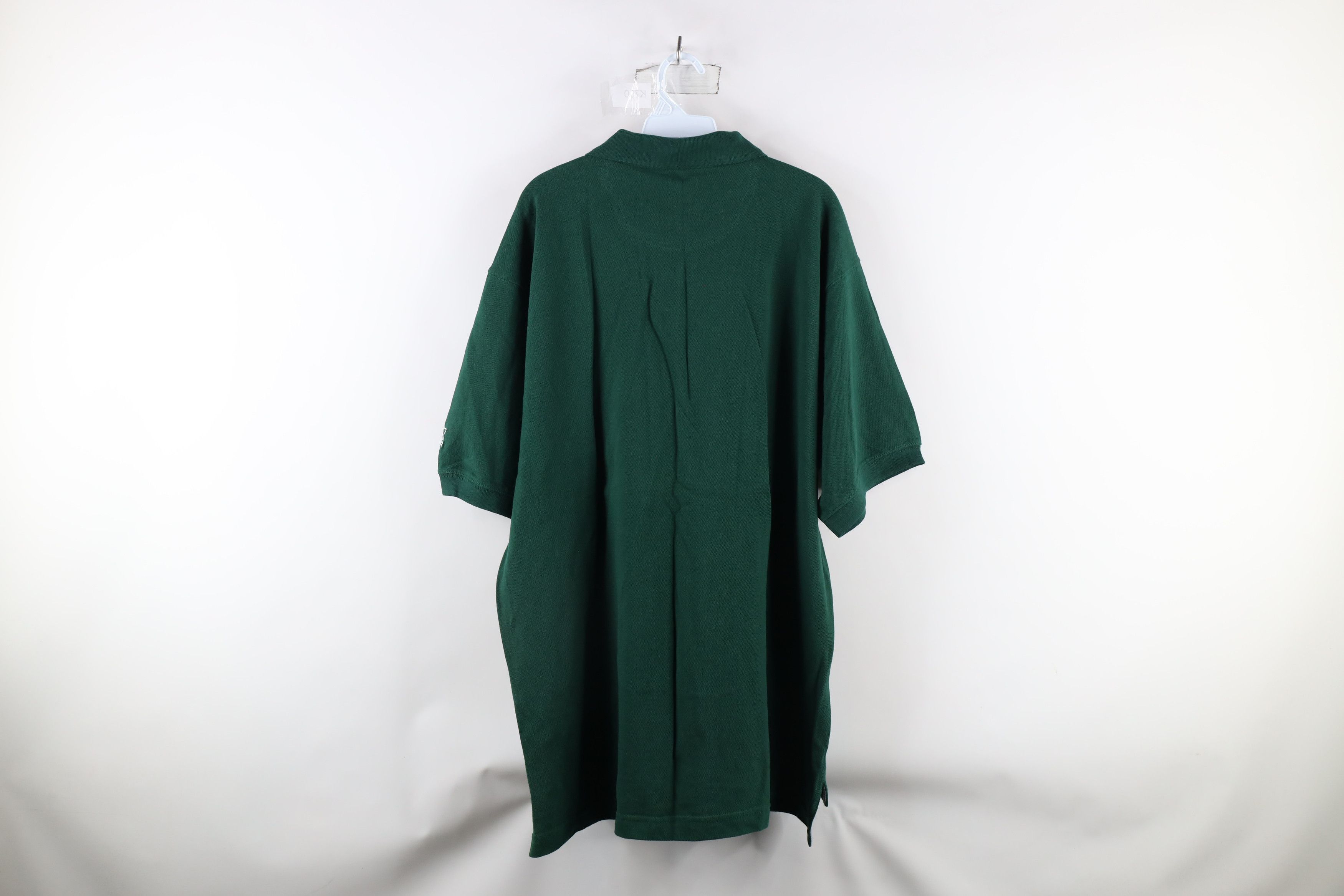 Starter × Vintage Vintage 90s Starter Out Blank Heavyweight Polo Shirt Green Size US XXL / EU 58 / 5 - 8 Thumbnail