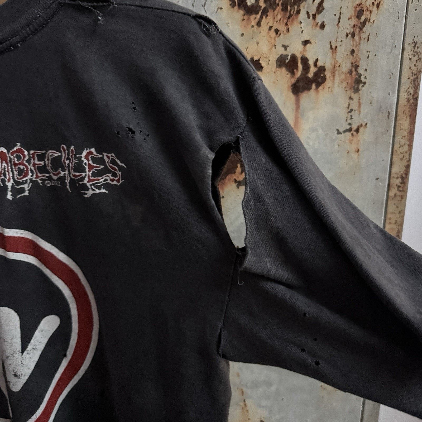 Vintage Vintage 80s Dirty Rotten Imbeciles DRI Black Thrash T Shirt Size US M / EU 48-50 / 2 - 14 Thumbnail
