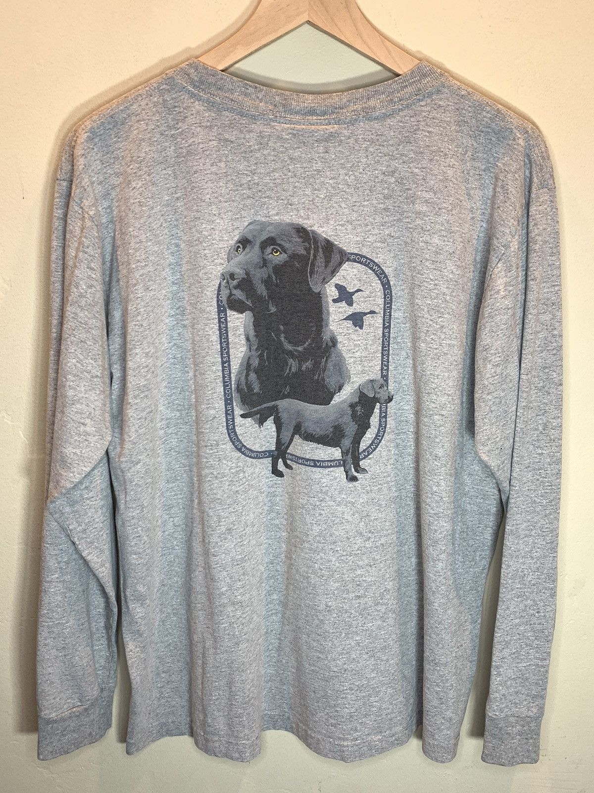 Columbia RARE Vintage 90s Columbia Black Labrador Retriever Dog Shirt Size US M / EU 48-50 / 2 - 1 Thumbnail