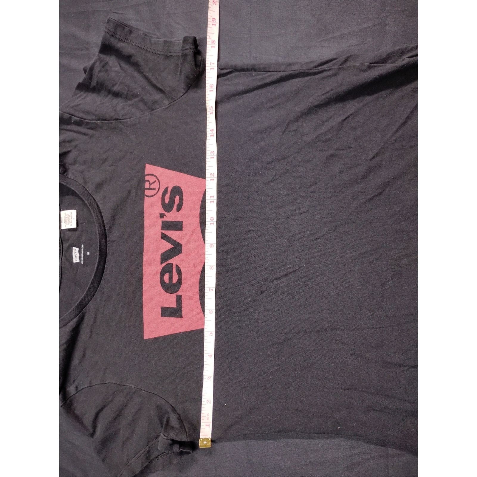 Levi's Levi's Black Tee with Red Logo Size US M / EU 48-50 / 2 - 5 Thumbnail