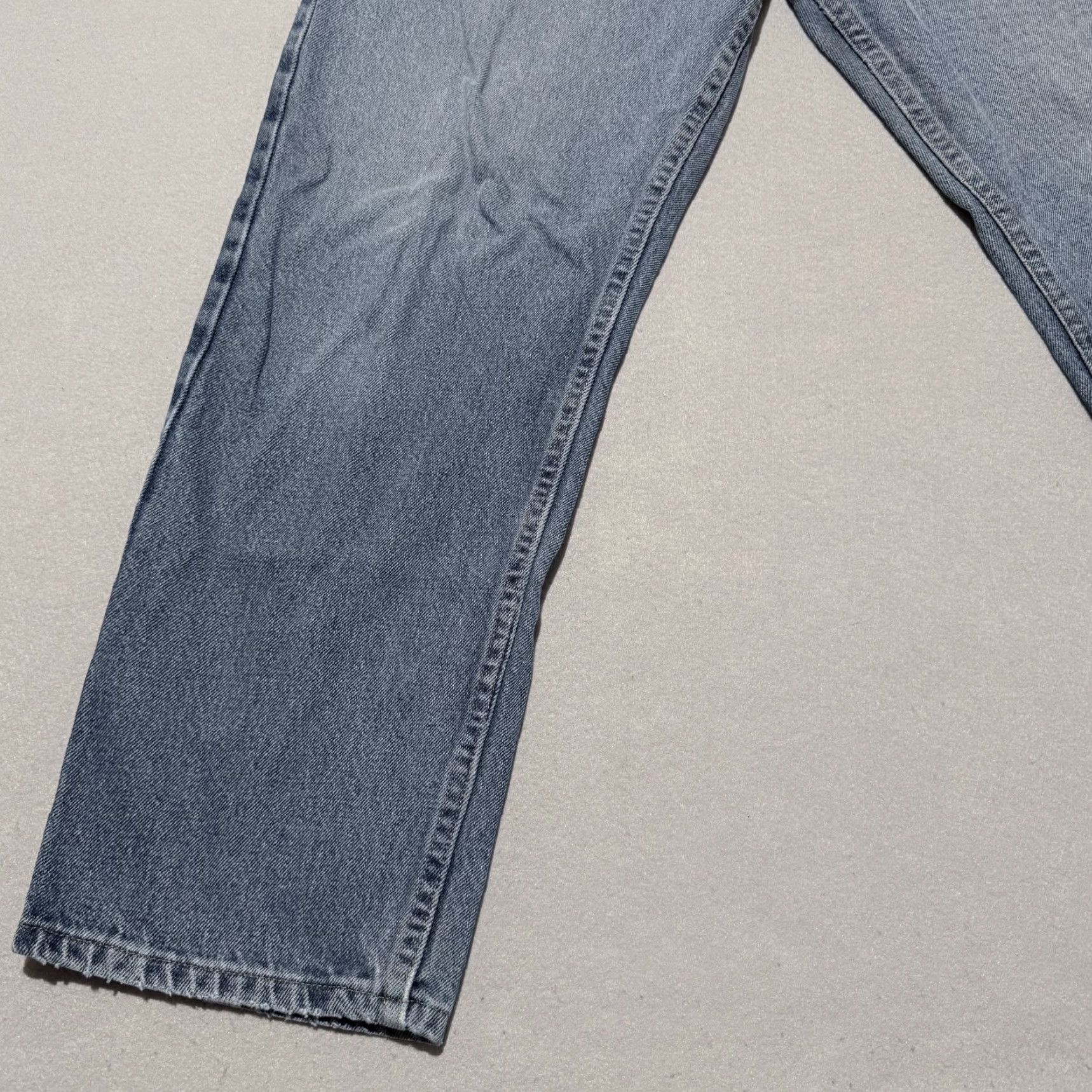 Wrangler Wrangler Jeans Men's Blue Denim Mid Rise Relaxed Fit Straight Zip Fly - 34x30 Size US 34 / EU 50 - 4 Thumbnail