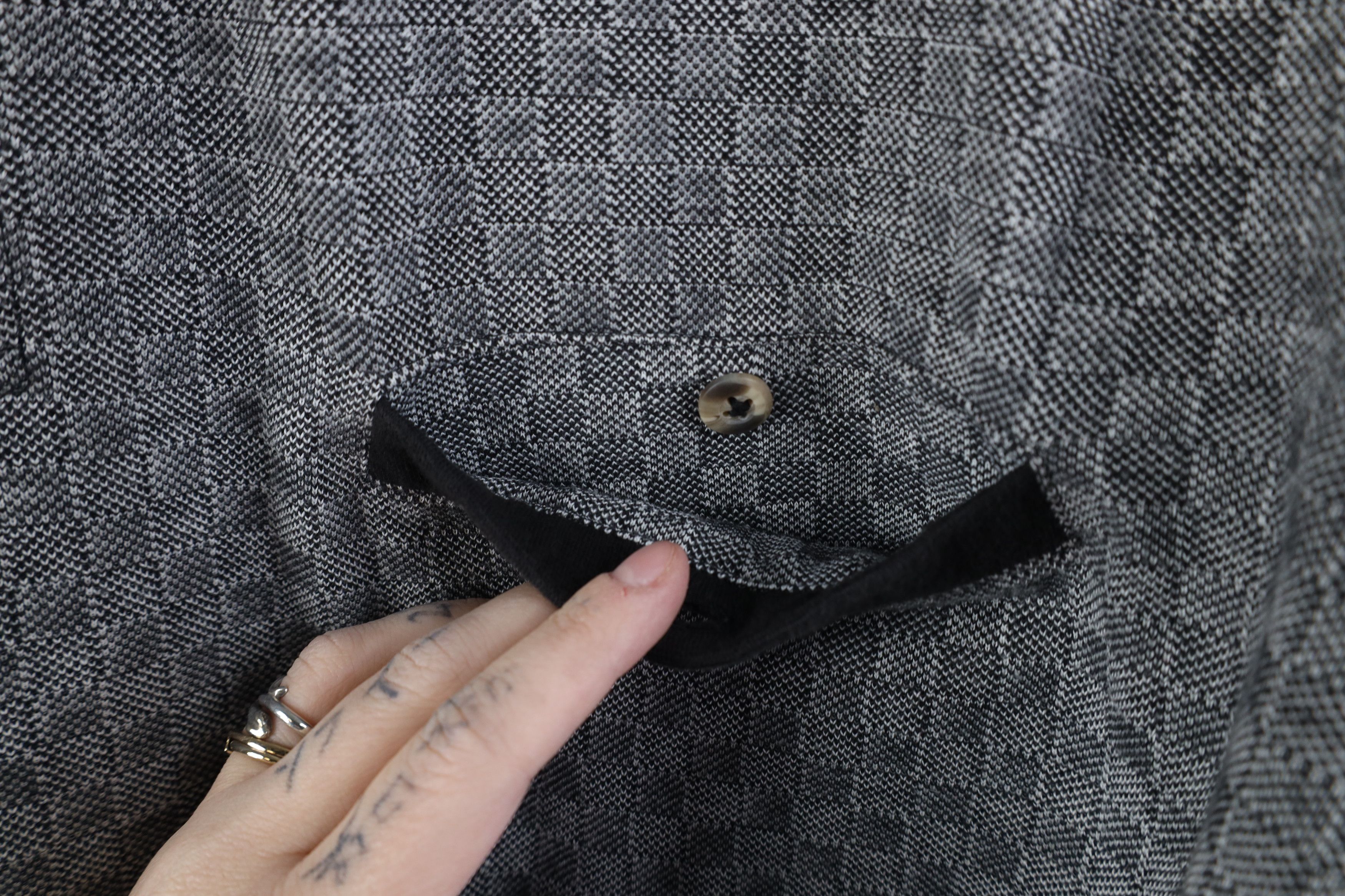 Vintage Vintage 90s Streetwear Checkered Knit Collared Pullover Polo Size US M / EU 48-50 / 2 - 4 Thumbnail