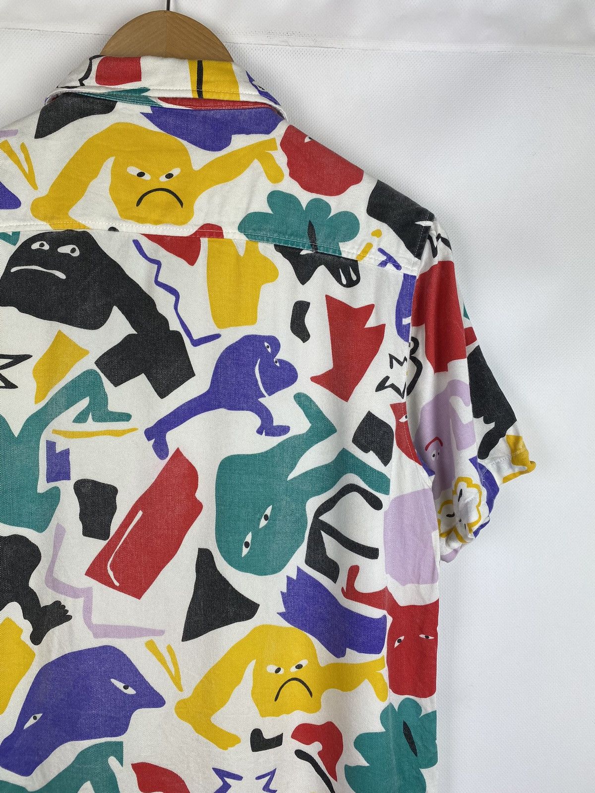Other Lazy Oaf men’s viscose short sleeve overprinted shirt Size US XS / EU 42 / 0 - 18 Thumbnail