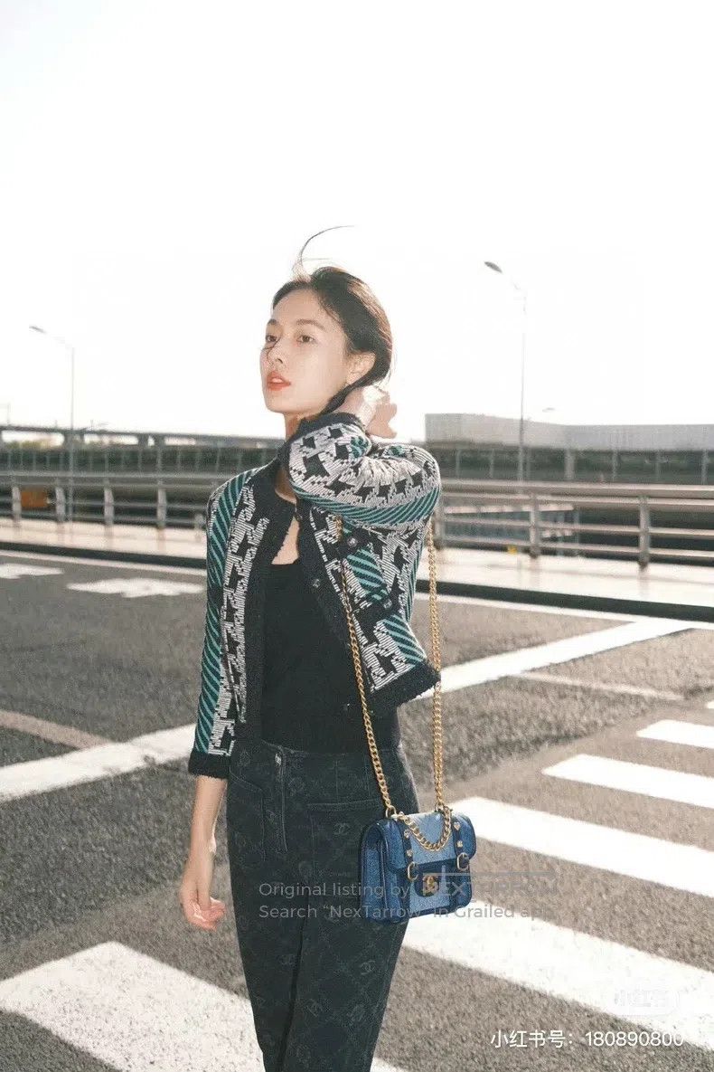 Chanel Chanel 24A thousand-bird checkered colour block jacket Size XS / US 0-2 / IT 36-38 - 6 Thumbnail