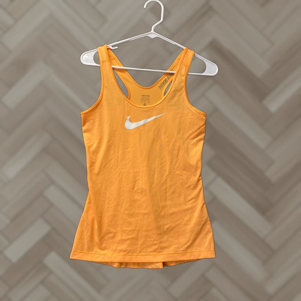 Nike Nike Pro Tank Top Shirt Small Adult Sleeveless Swoosh Logo Gym Womens S /96-9 Premium? Size S / US 4 / IT 40 - 1 Thumbnail