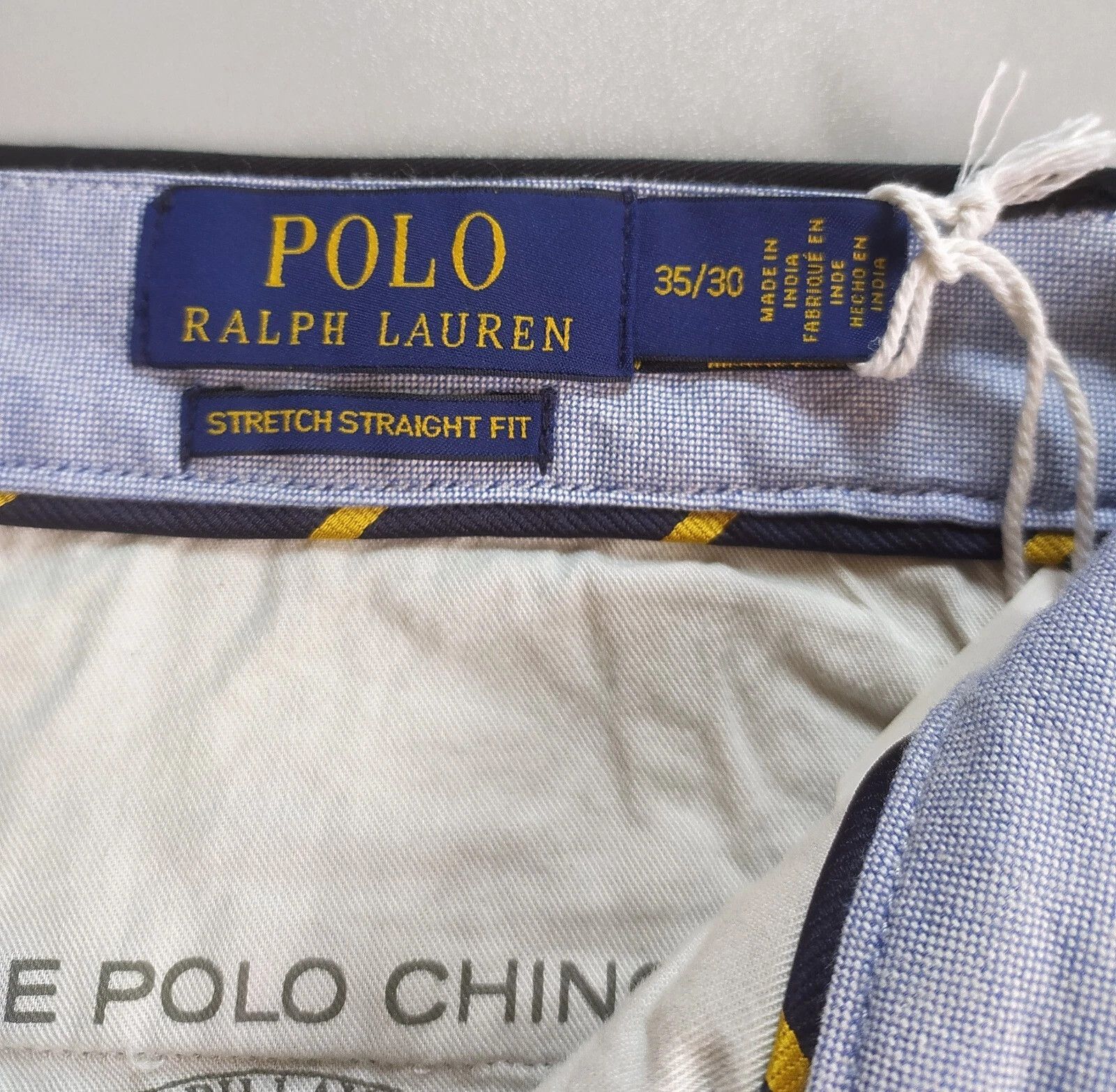 Polo Ralph Lauren Polo Ralph Lauren Stretch Straight Fit Chino Pant T 0052 Size US 35 - 7 Thumbnail