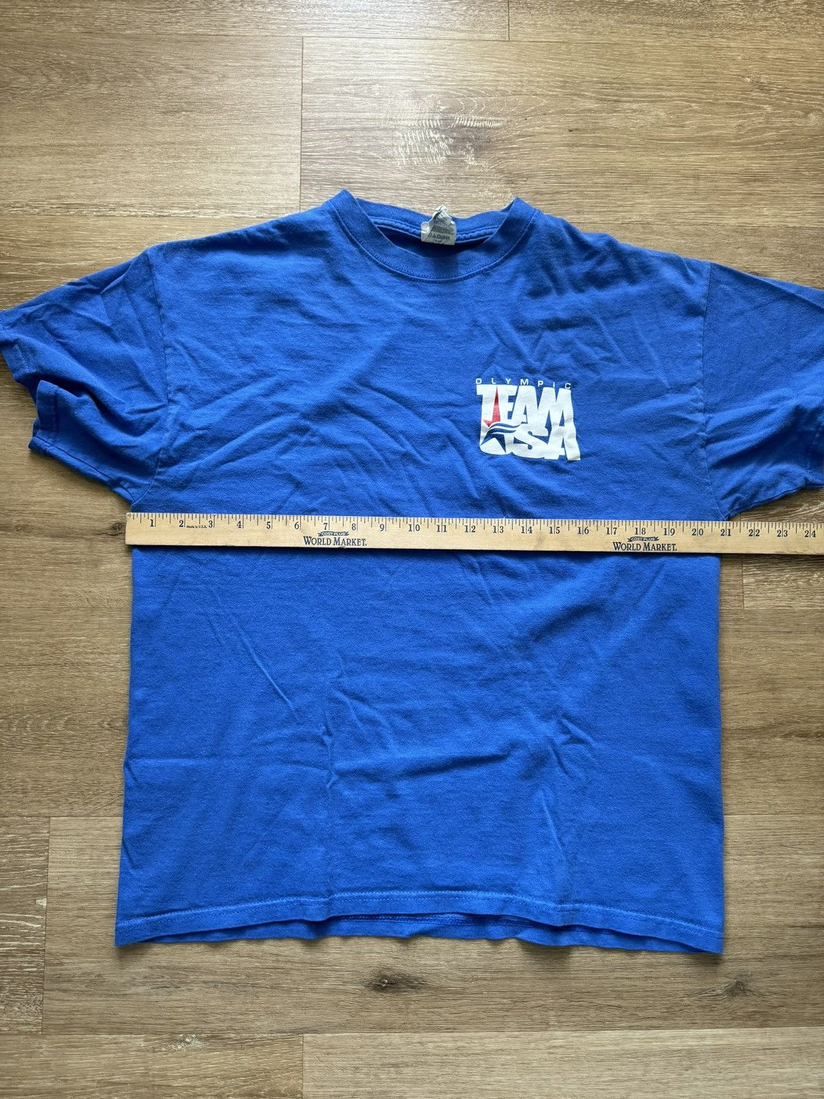 USA Olympics Retro TEAM USA Olympics Official Tee Blue (Large) Size US L / EU 52-54 / 3 - 8 Thumbnail