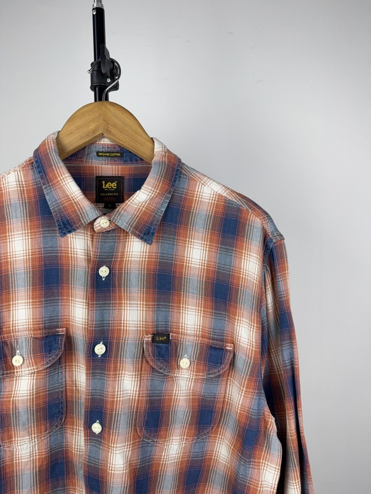 Lee Vintage 00s Retro Lee Cowboy Western Y2K Plaid pattern Size US M / EU 48-50 / 2 - 2 Thumbnail