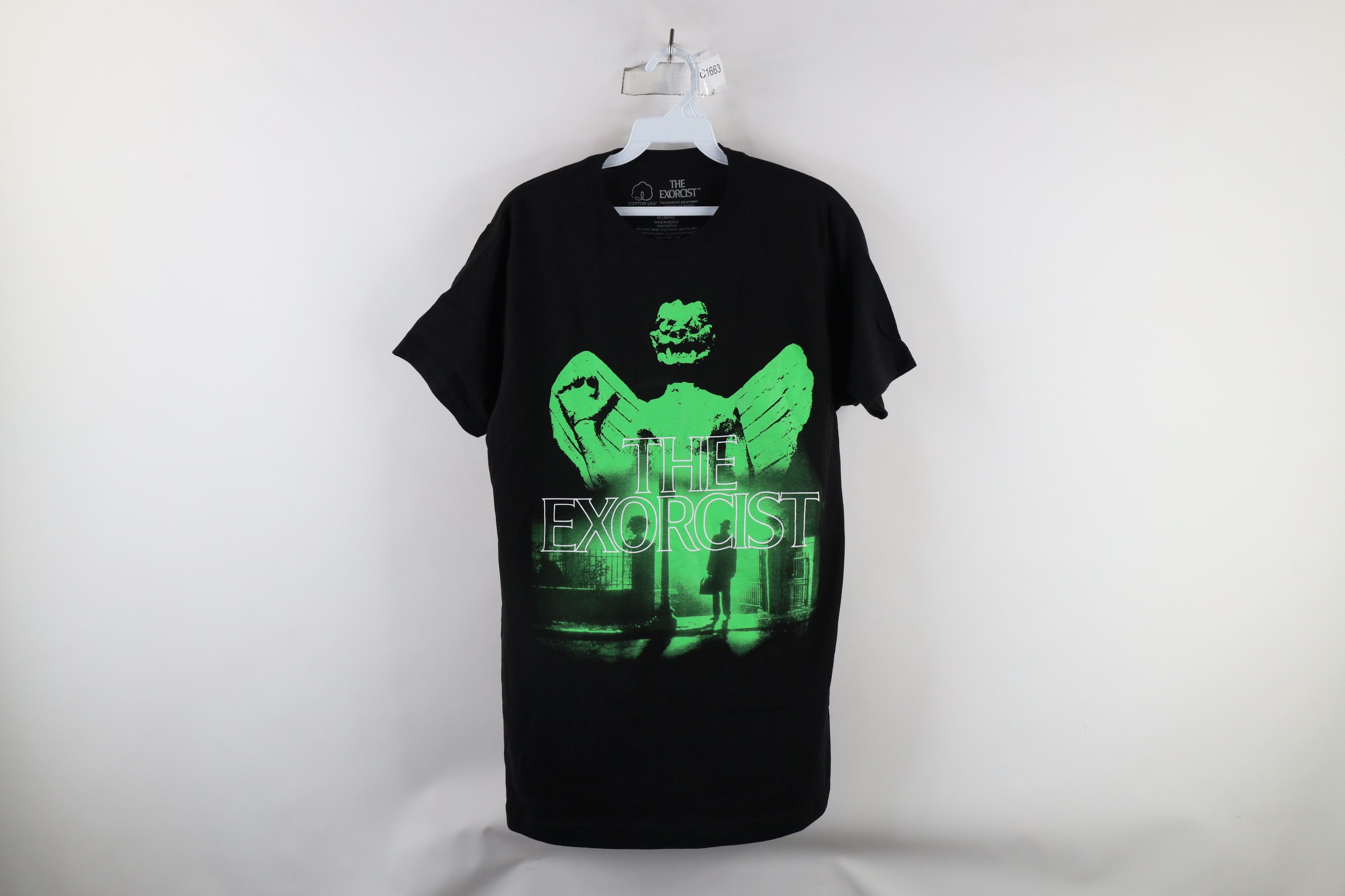 Vintage Retro Spell Out The Exorcist Movie Halloween T-Shirt Black Size US M / EU 48-50 / 2 - 1 Thumbnail
