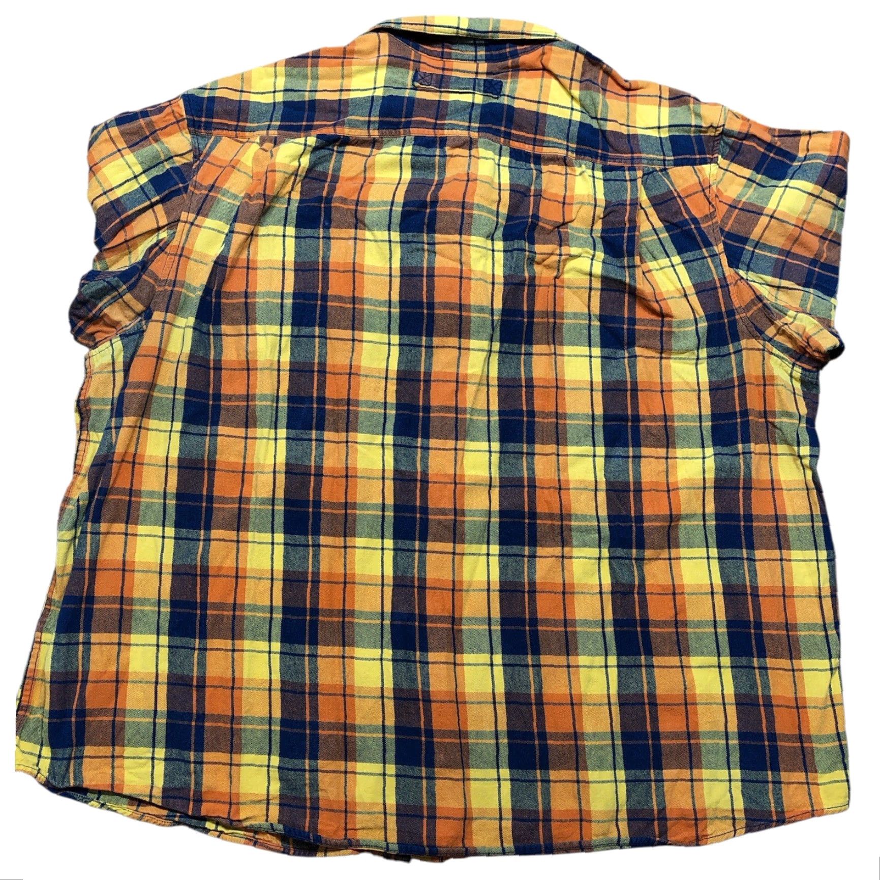 Vintage Duluth Mens Button-Down Shirt Plaid Long Sleeve Yellow 3XL Regular Size US XXL / EU 58 / 5 - 3 Thumbnail
