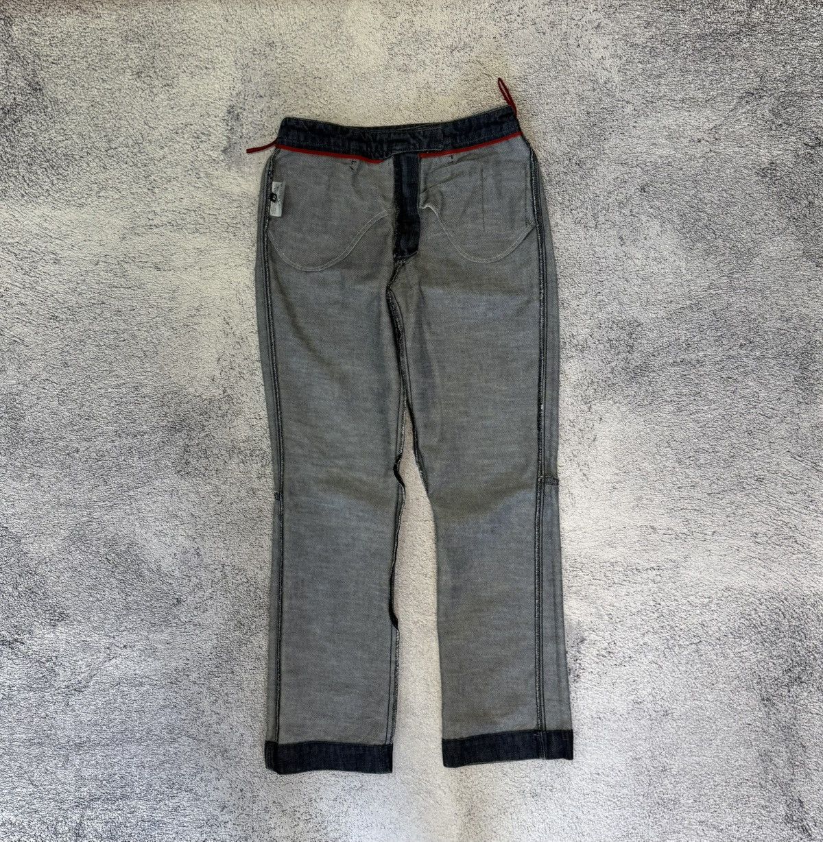 Prada Prada Women’s Jeans Dark Indigo Blue Red Tab Size 42IT Italy Size 28" / US 6 / IT 42 - 12 Thumbnail