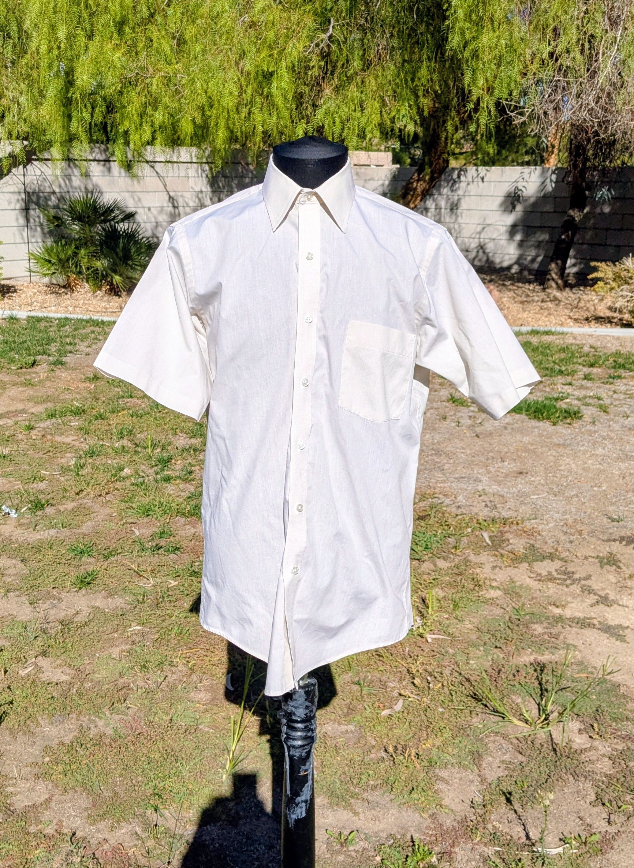 Arrow VTG Arrow USA Bradstreet Eggshell White Button Down Shirt Size US M / EU 48-50 / 2 - 1 Thumbnail