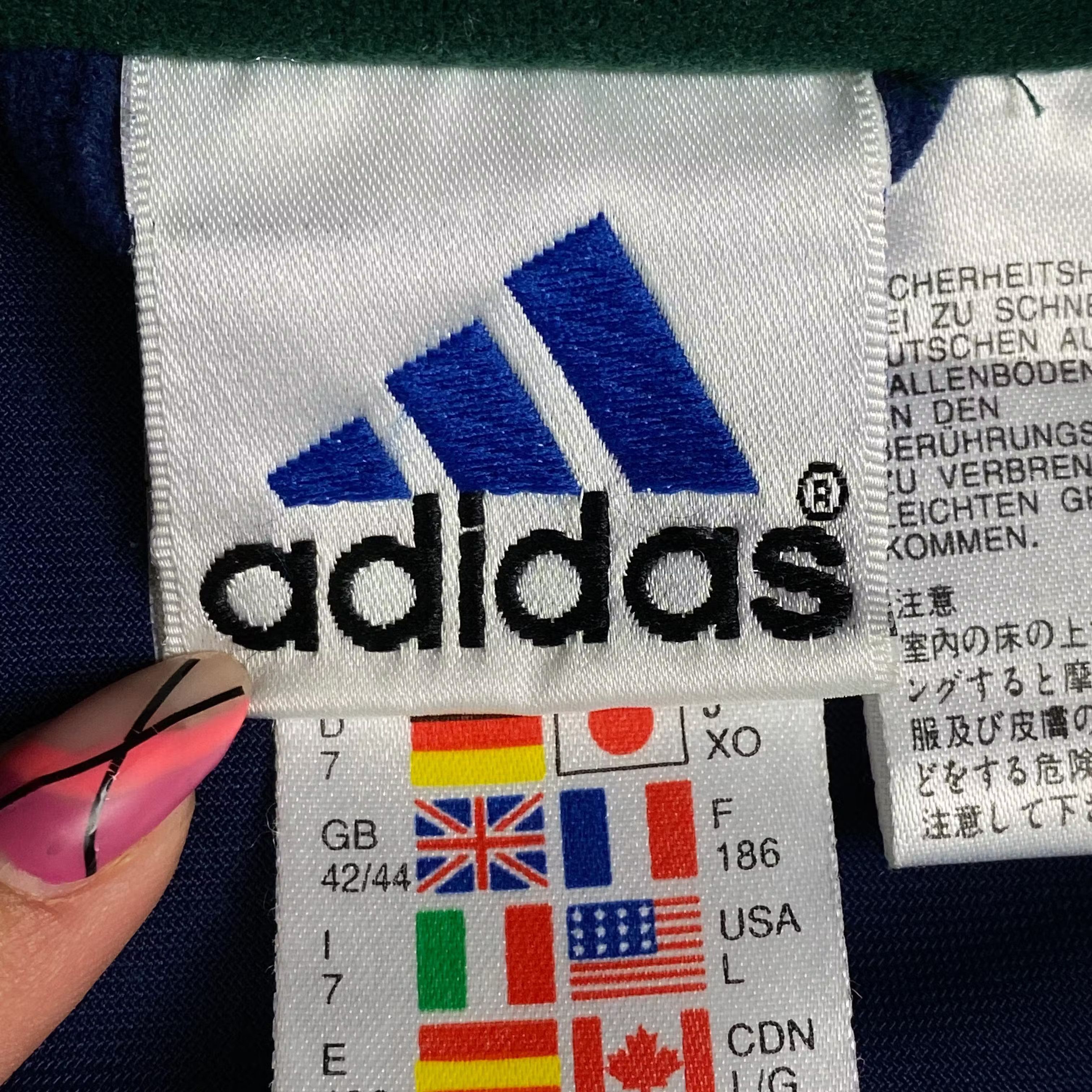 Adidas × Vintage Mens Bomber Jacket Adidas Vintage Size L Size US L / EU 52-54 / 3 - 4 Thumbnail
