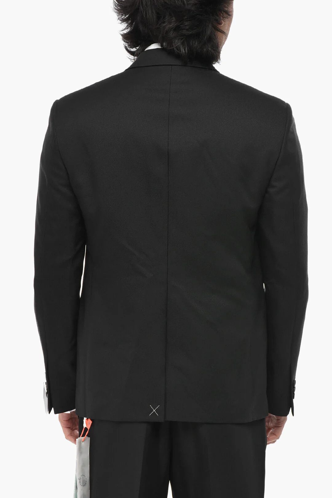 Off-White og1mm0426 Twill Blazer in Black Size US M / EU 48-50 / 2 - 2 Thumbnail