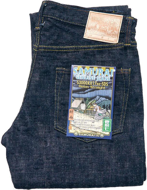 Samurai Jeans Samurai "Murakamo" 17oz Slim Straight Jeans [S710XX17oz-SLB] Size US 32 / EU 48 - 6 Thumbnail