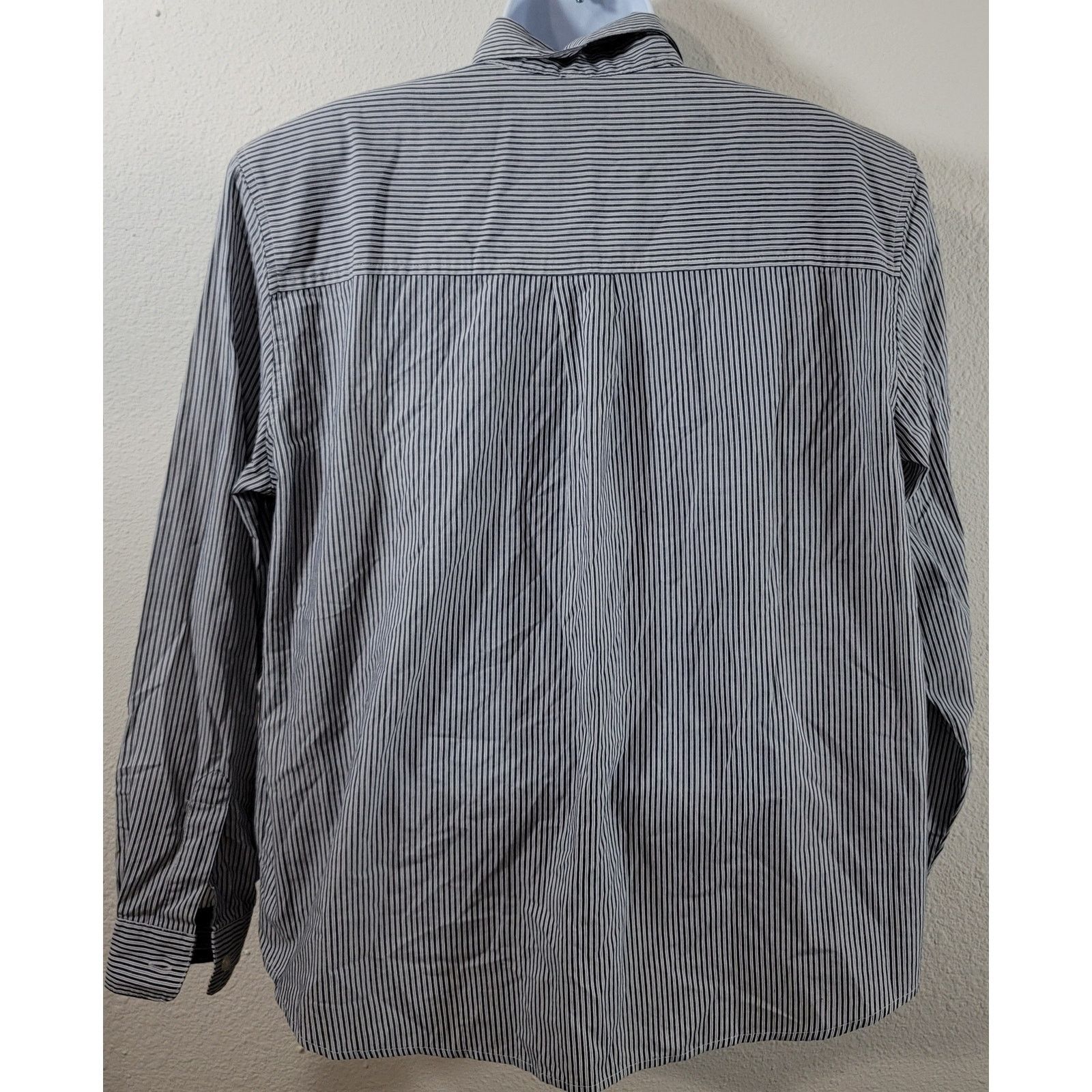 Other VTG Karen Scott Blue Striped Christmas Embroidered Top Large Size L / US 10 / IT 46 - 2 Thumbnail