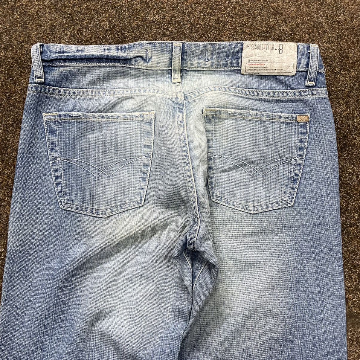 Vintage Vintage Y2K Baggy Flared Jeans Sun Faded Skate Aesthetic Size 34" / US 12 / IT 48 - 3 Thumbnail