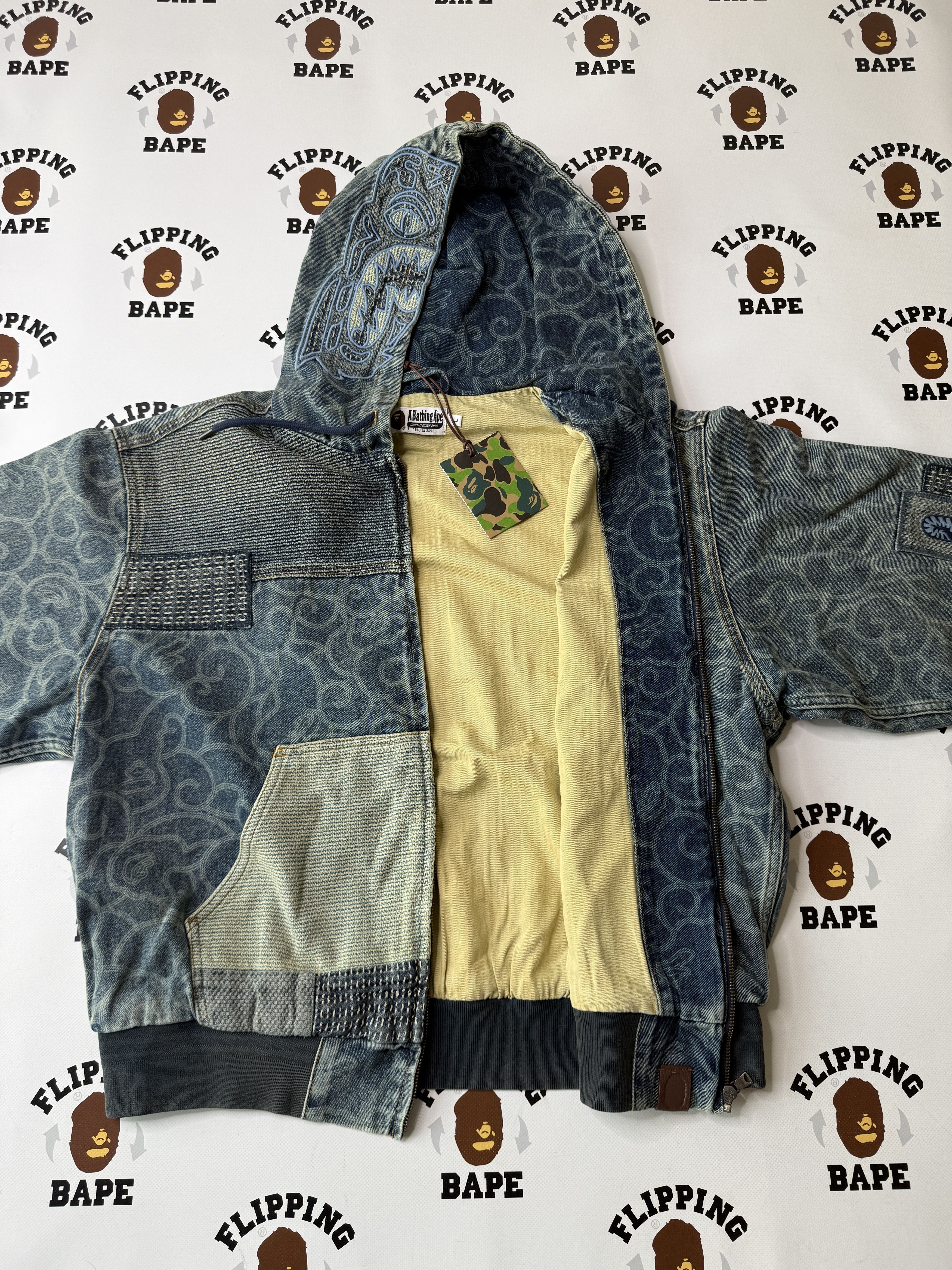 Bape BAPE CLOUD CAMO JACQUARD UPCYCLED ACTIVE JACKET Size US XL / EU 56 / 4 - 4 Thumbnail