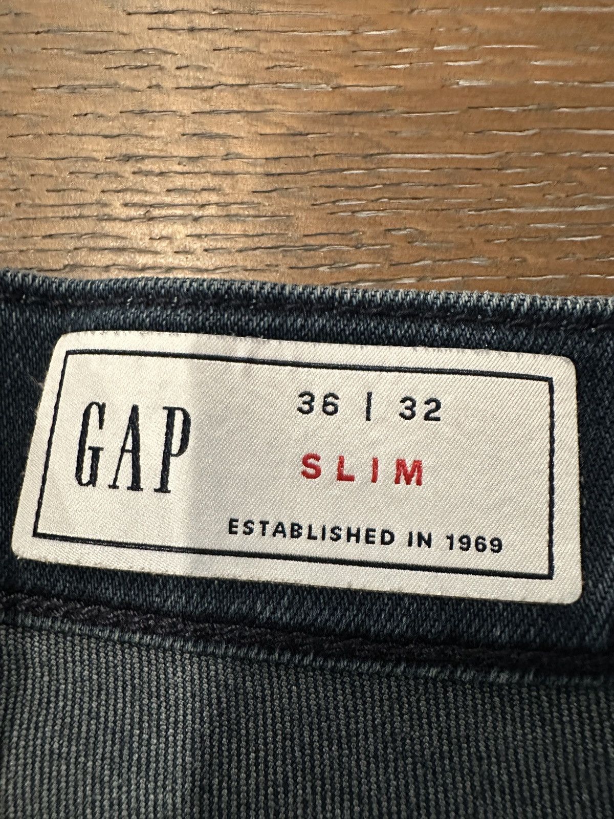 Gap GAP Denim Slim Jeans Blue Navy Size 36-32 Size US 36 / EU 52 - 3 Thumbnail
