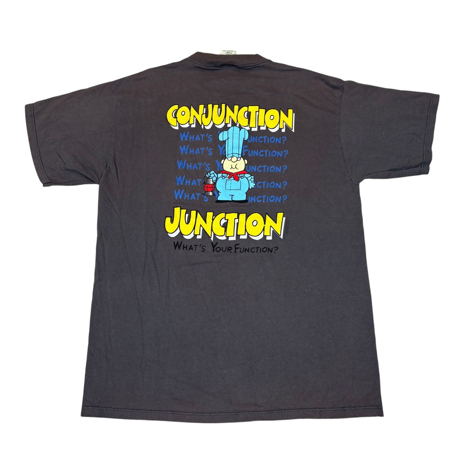 Tultex × Vintage Vintage 90s School House Rock Conjunction Junction Shirt XL Size US XL / EU 56 / 4 - 1 Thumbnail