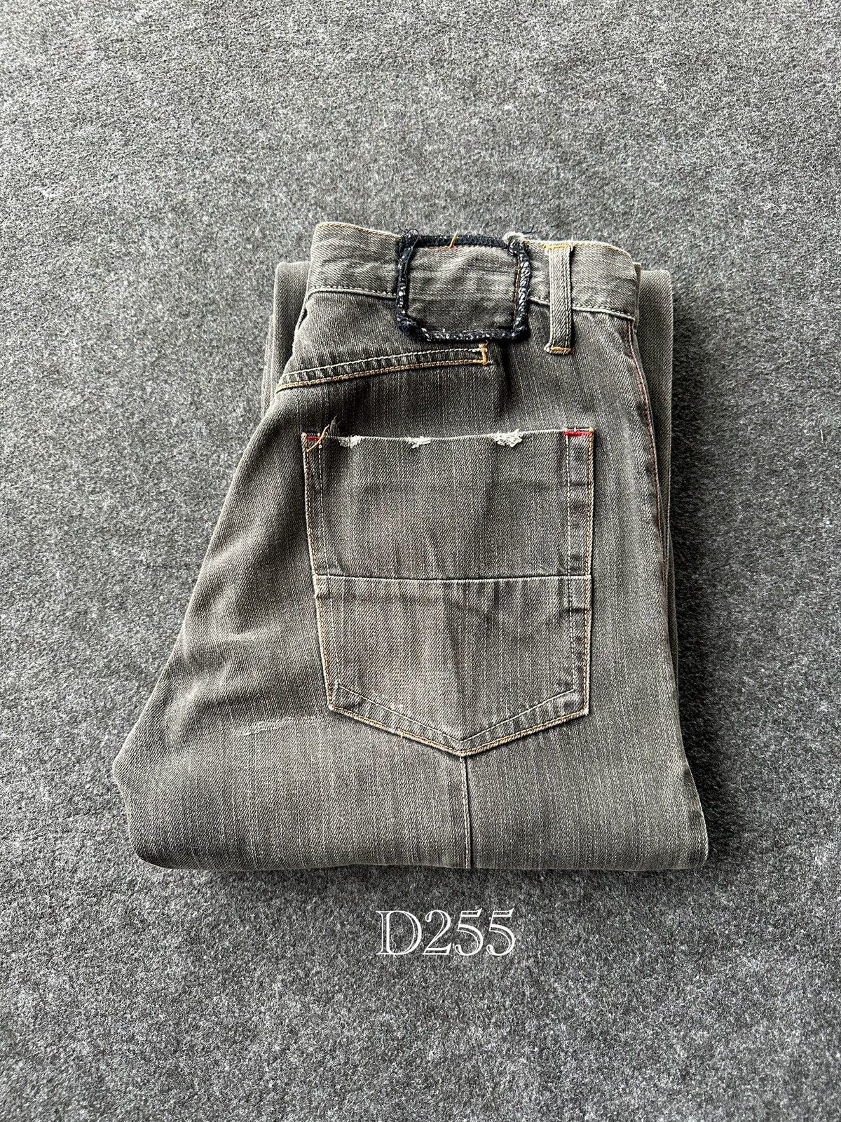 Beauty Beast × If Six Was Nine × Japanese Brand Vintage Free Gate Grey Denim D255 Size US 30 / EU 46 - 15 Thumbnail