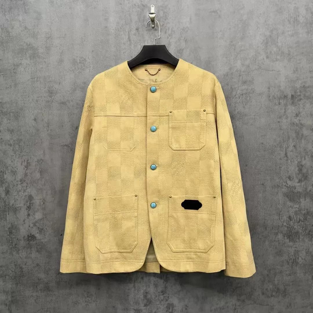 Louis Vuitton lv louis vuitton turquoise checkered logo jacket Size US L / EU 52-54 / 3 - 1 Thumbnail