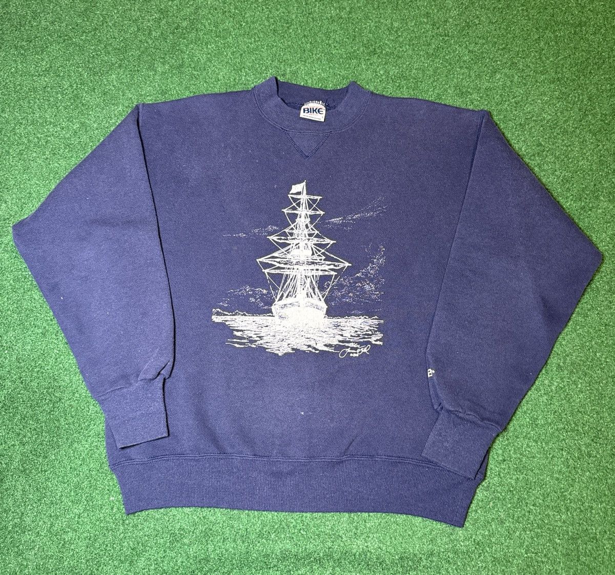 Vintage Vintage 80s U.S Brig Niagara Flagship Erie PA Lrg Crewneck Size US L / EU 52-54 / 3 - 1 Thumbnail