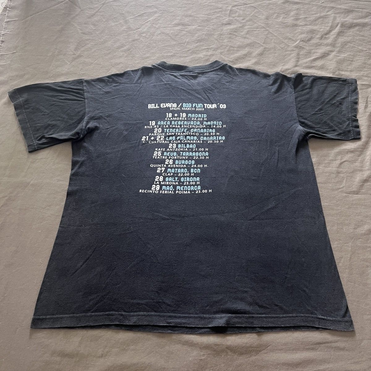 Band Tees Vintage Y2K Bill Evans Spain Tour Tee XL Faded Jazz Post-bop Size US XL / EU 56 / 4 - 4 Thumbnail