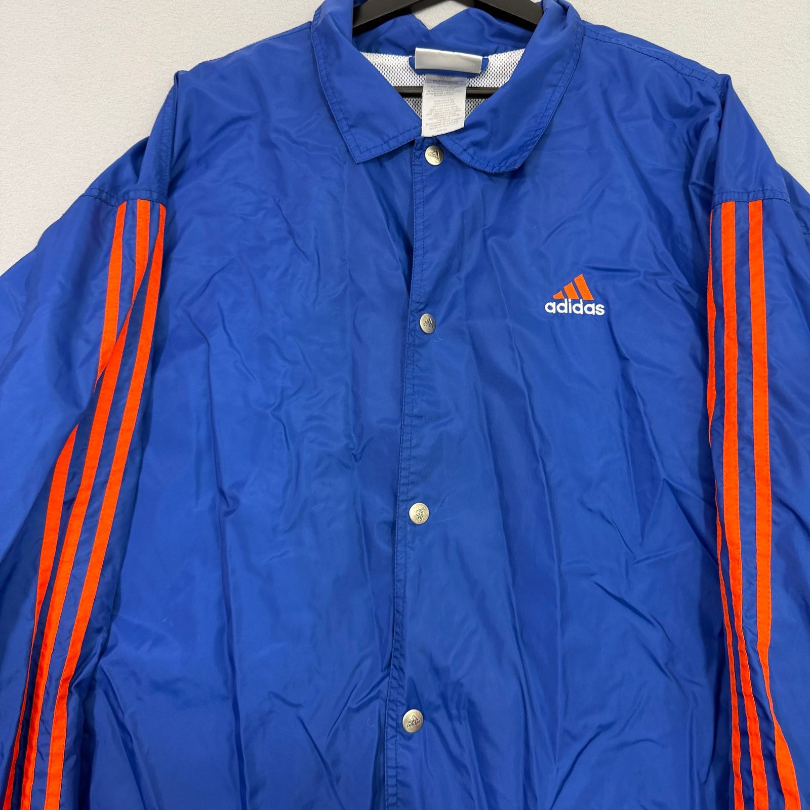 Adidas Vintage Adidas Windbreaker Jacket Extra Large Coaches 90s Size US XL / EU 56 / 4 - 2 Thumbnail