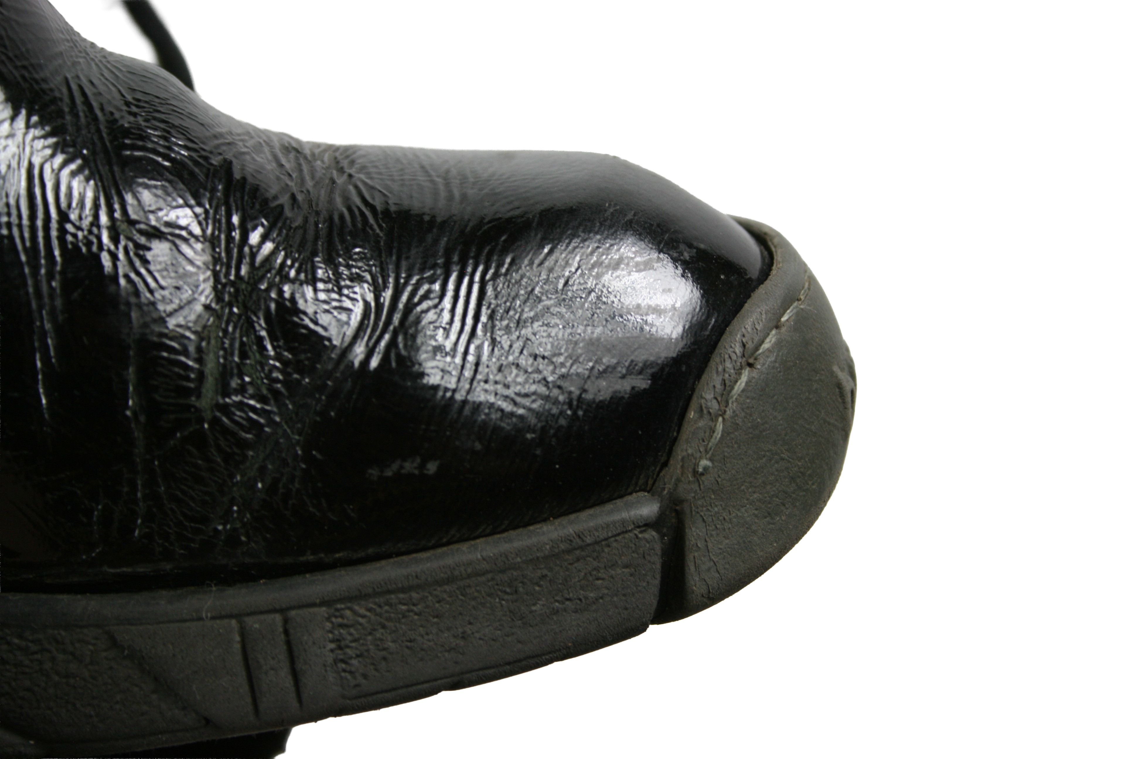 Japanese Brand 00S Bumper Y2K Patent Leather Mid Moto Boots Vintage Size US 6 / IT 36 - 6 Thumbnail
