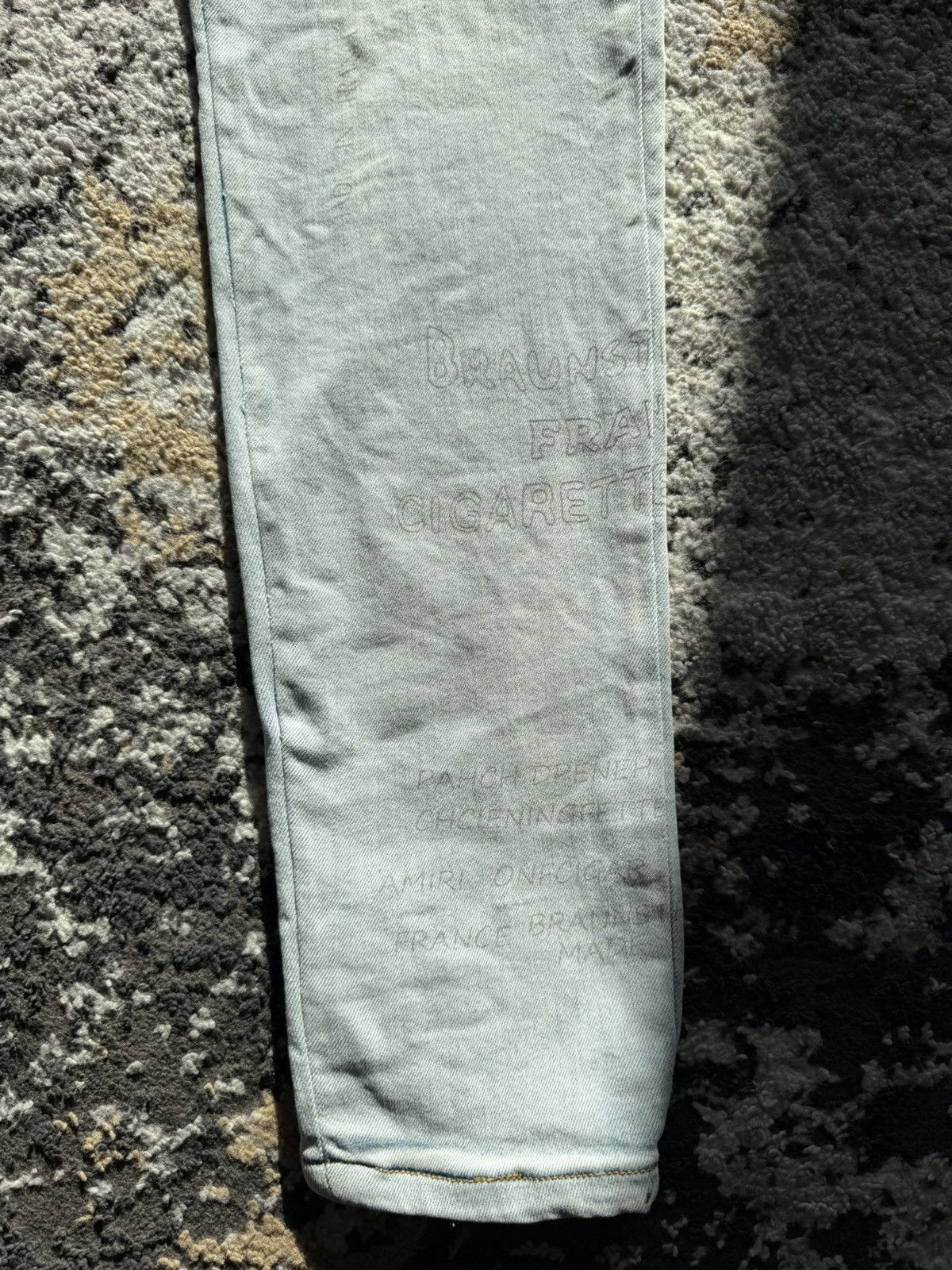 Amiri AMIRI - Zig Zag Edition - SIZE 32 - $1490 MSRP Size US 32 / EU 48 - 4 Thumbnail