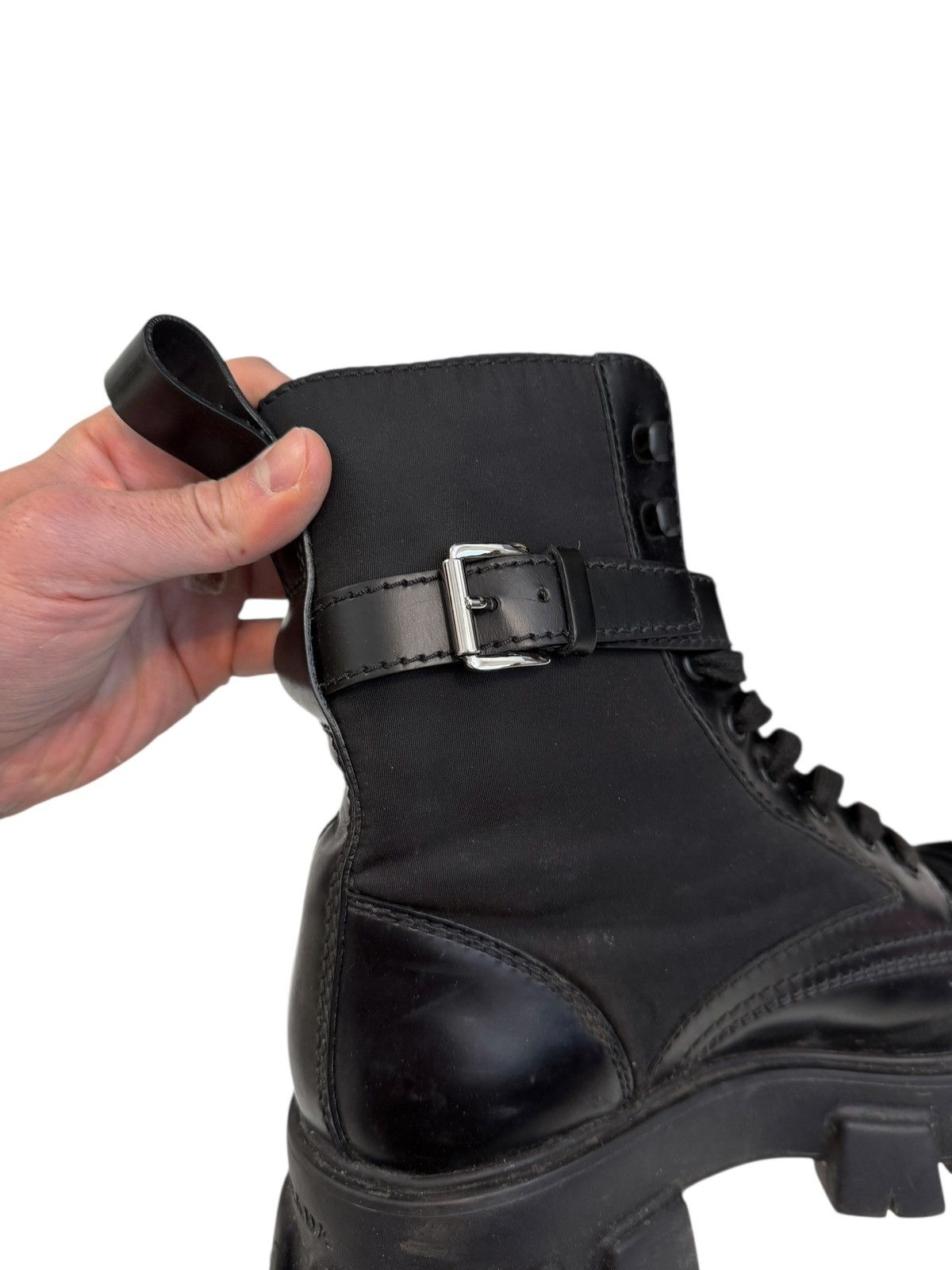 Prada Extralight Cargo Monolith High Renylon Boot Size US 9 / EU 42 - 7 Thumbnail