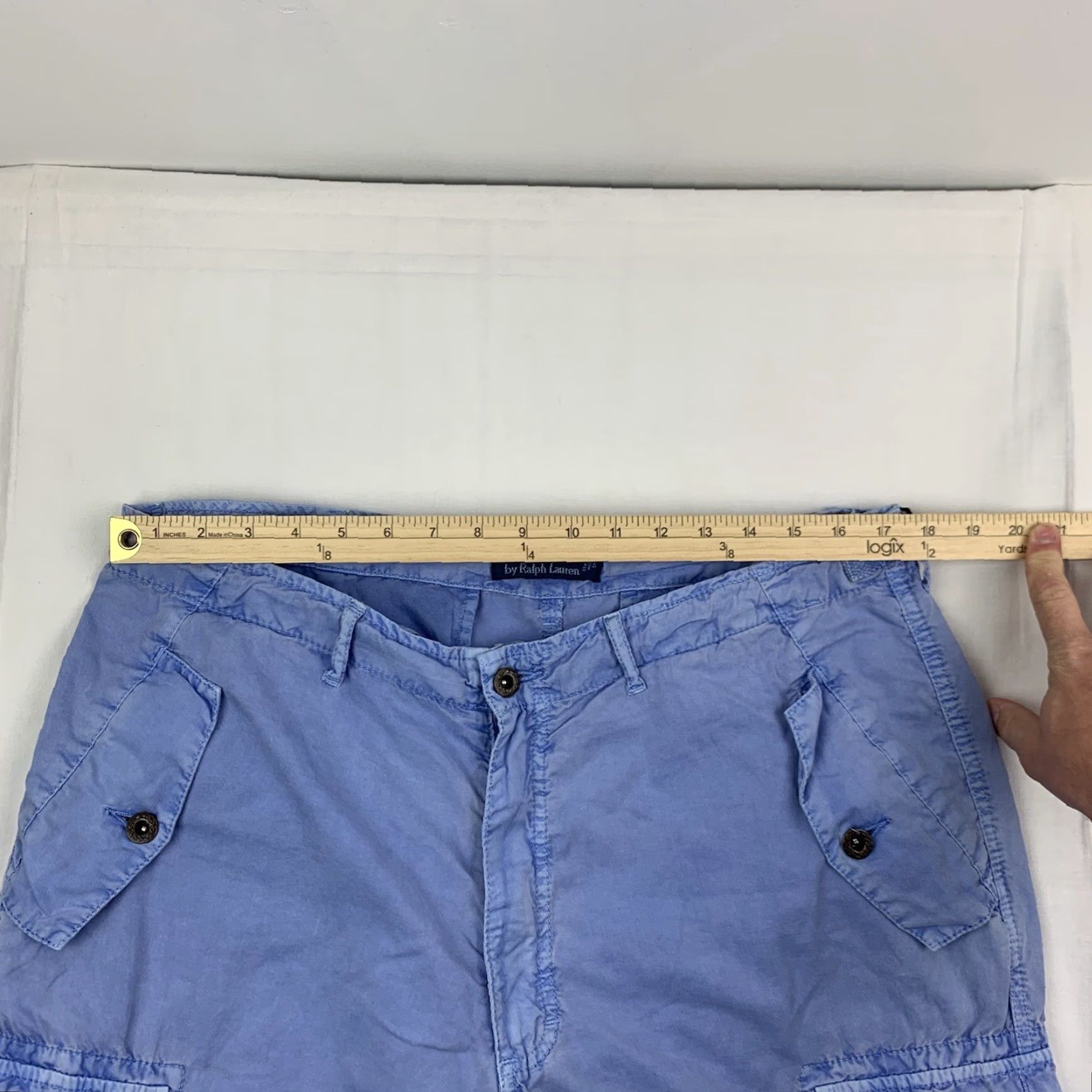 Polo Ralph Lauren Vintage Polo Ralph Lauren Cargo Pants Men 36 Blue Military Grunge 90s Y2K Size US M / EU 48-50 / 2 - 6 Thumbnail