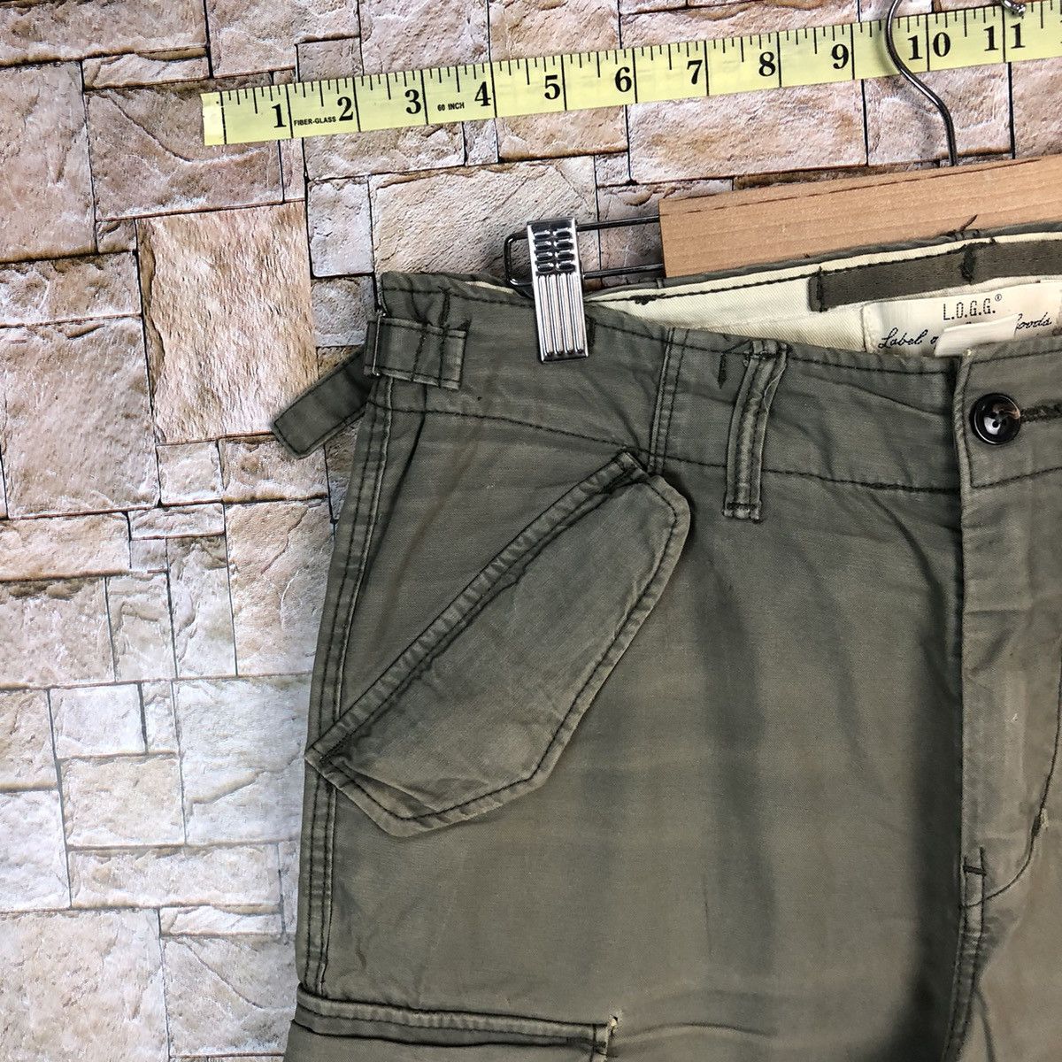 Japanese Brand H&M Green Cargo Multipocket Pants #A601 Size US 29 - 8 Thumbnail