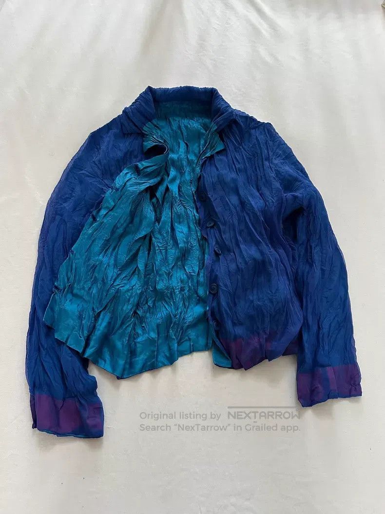 Issey Miyake Issey Miyake Blue Skirt Size 25" / US 0 / IT 36 - 5 Thumbnail