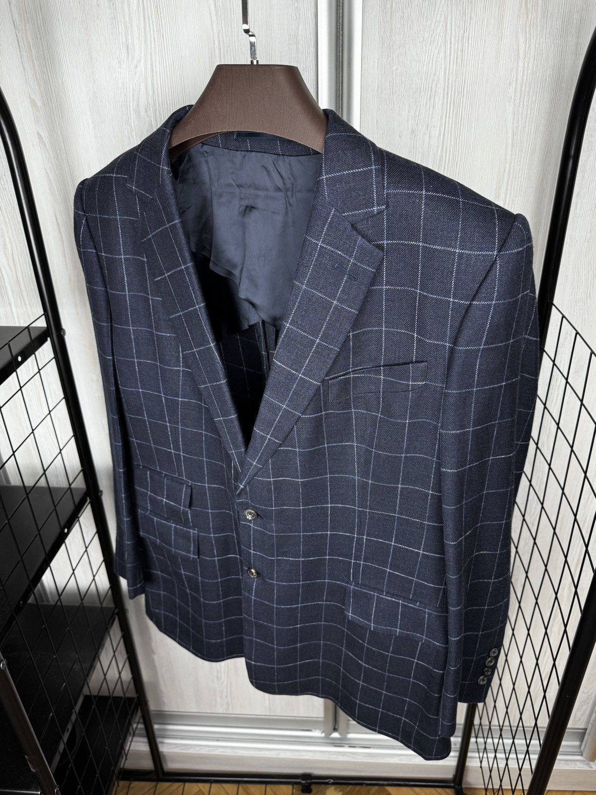 Chester Barrie Chester Barrie Savile Row Wool Silk Linen unlined blazer Size 44R - 8 Thumbnail