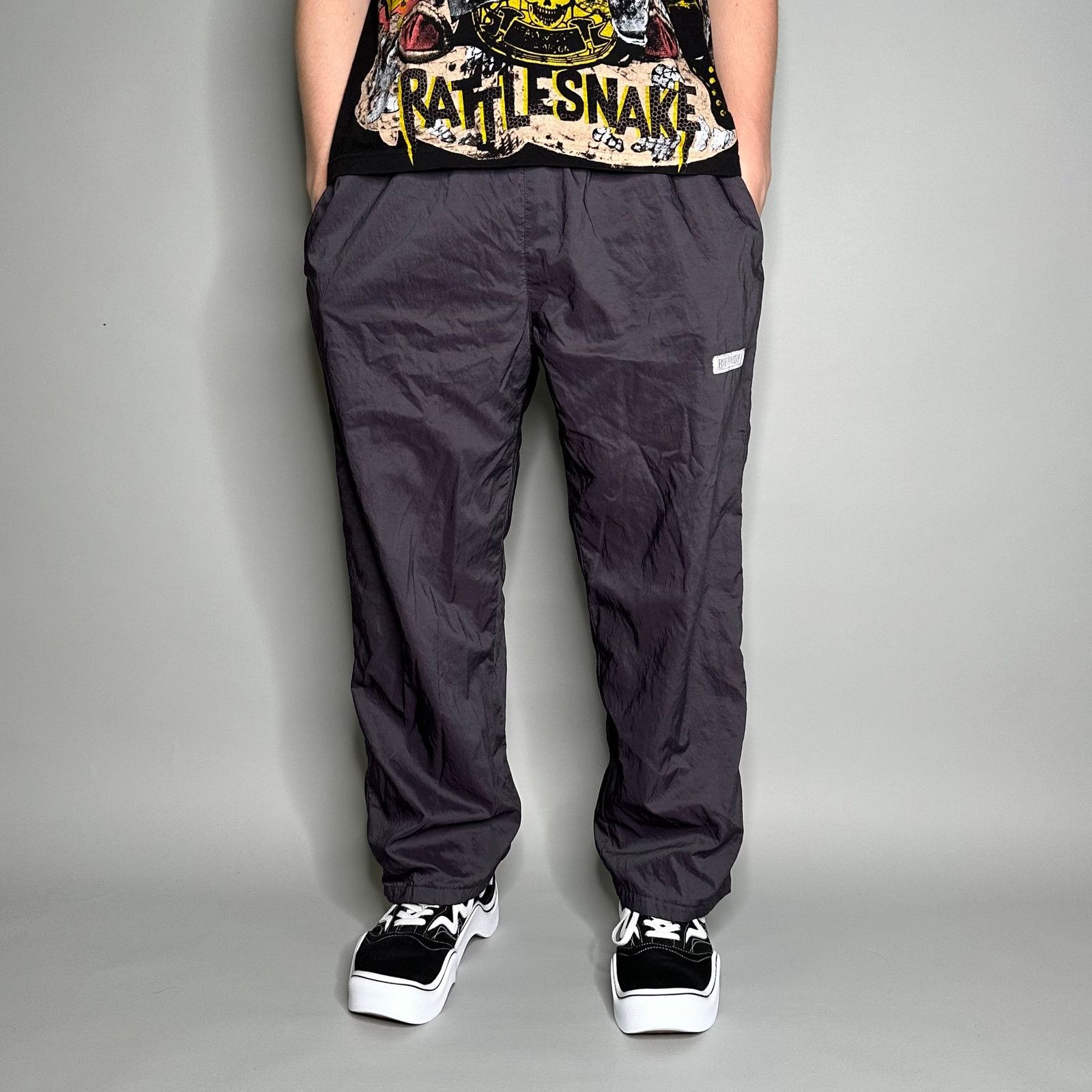 Vintage Vintage 90s Bierhoff Track Pants Mens L Purple Sweatpants Size US 34 / EU 50 - 2 Thumbnail
