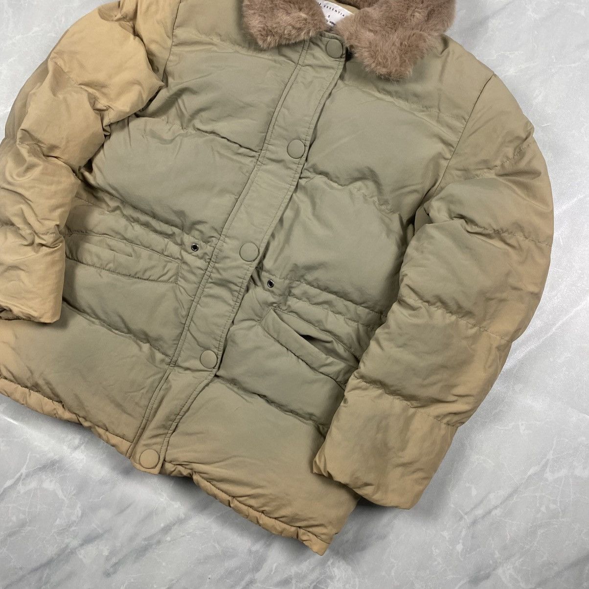 Hang Ten Hang Ten Sunfaded Puffer Fur Collar Jacket Size US S / EU 44-46 / 1 - 3 Thumbnail
