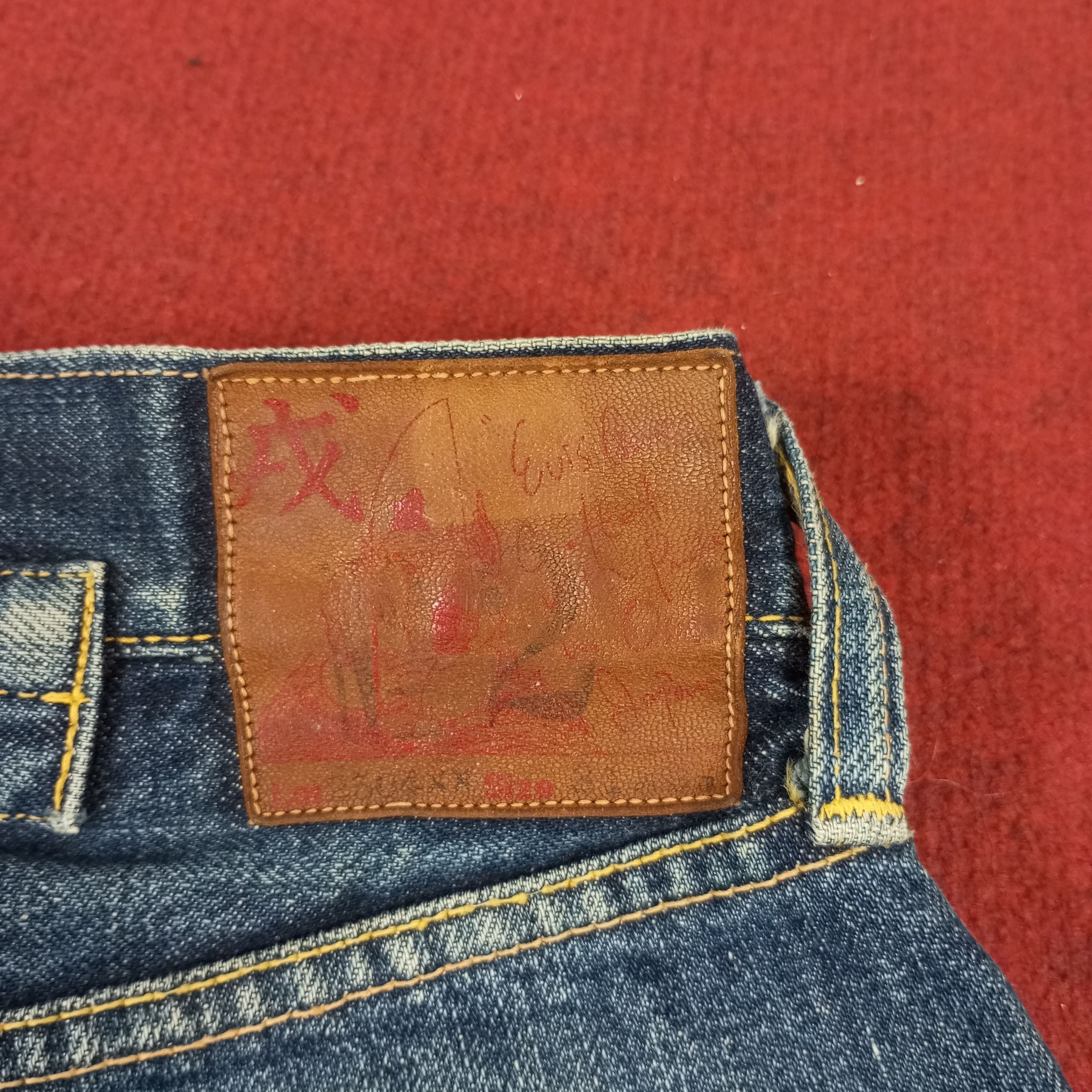 Evisu × Vintage Evis Japanese Brand Fashion Style Custom Daicock Jeans Size US 29 - 14 Thumbnail