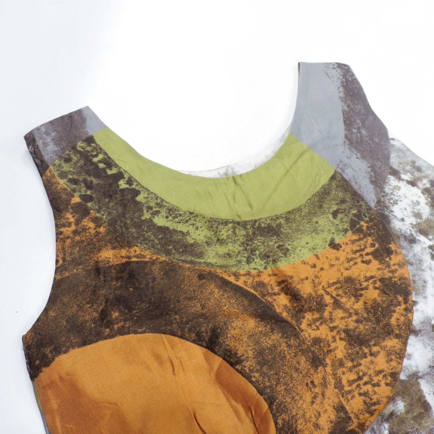 Marni MARNI SPRING 2008 MULTICOLOURED COTTON SILK MINI DRESS Size S / US 4 / IT 40 - 14 Thumbnail