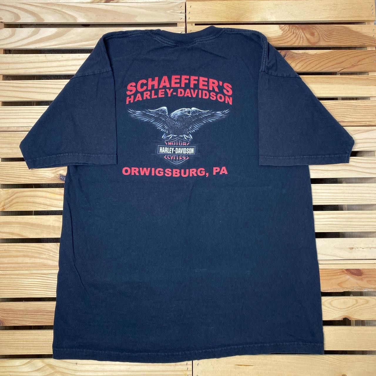 Harley Davidson Vintage Harley Davidson PA 2004 Black Biker Tee Size XL Size US XL / EU 56 / 4 - 2 Thumbnail