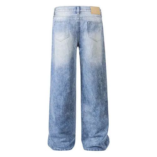 Japanese Brand × Jean American washed loose all-match straight jeans for men Size US 34 / EU 50 - 2 Thumbnail